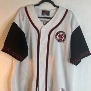 Vintage Atlanta Negro League Baseball Jersey Mens XXL 15 Team Decals Plus Decals